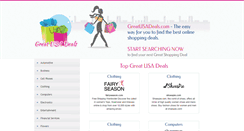Desktop Screenshot of greatusadeals.com